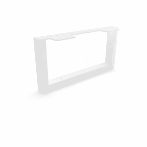 HEVVA Möbelbein GRAZ 15 cm Hoch 30 cm Tief 1 Stück Weiß