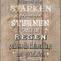 Leinwandbild Colourful Rules II mit inspirierenden Sprüchen auf Holzoptik, 27x77cm.