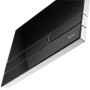 Kronenbach Betätigungsplatte Plantec 2.0 Cube 60, Glas schwarz/Chrom, für WC-Spülkasten.