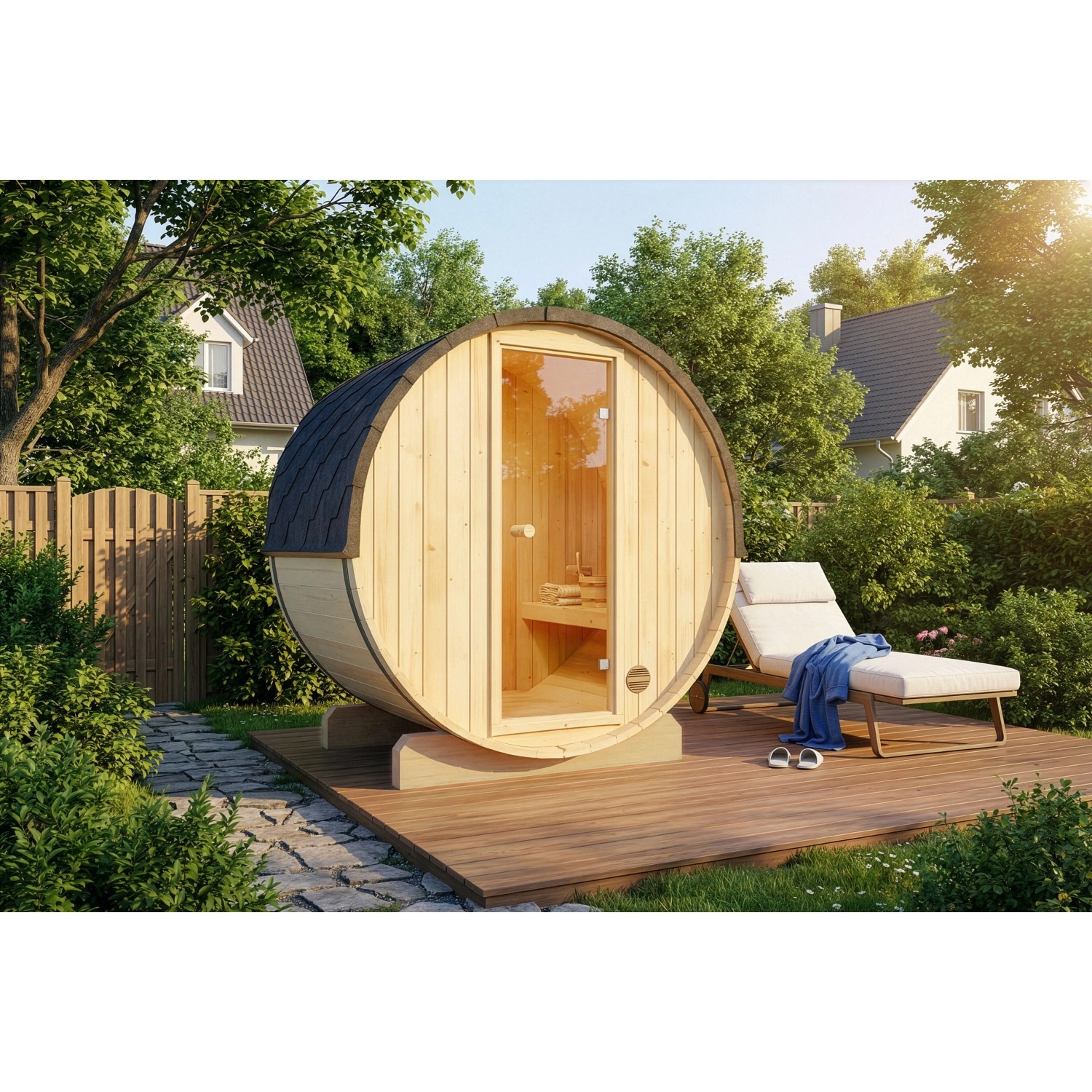 FinnTherm Fasssauna Mini XXS