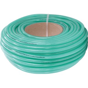 Aufgerollter, durchsichtiger Fitt Kraftstoffschlauch (Ø 6 mm) als Meterware.