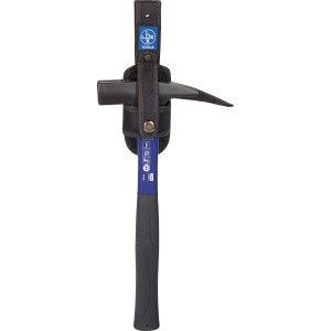 LUX Hammerschlaufe mit Hammer in stabiler, vernieteter Ausführung zur Befestigung am Gürtel.