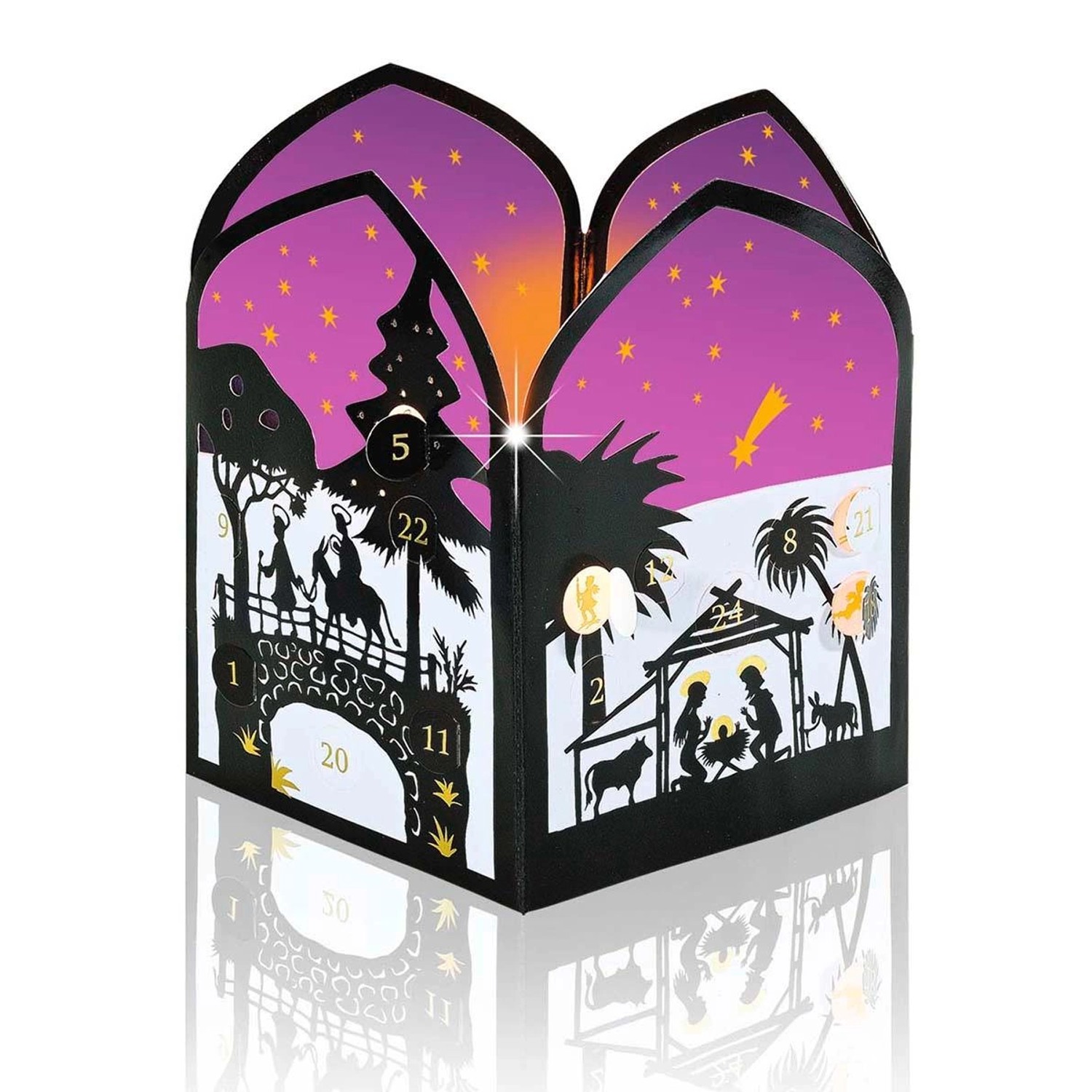 Adventskalender-Laterne günstig online kaufen