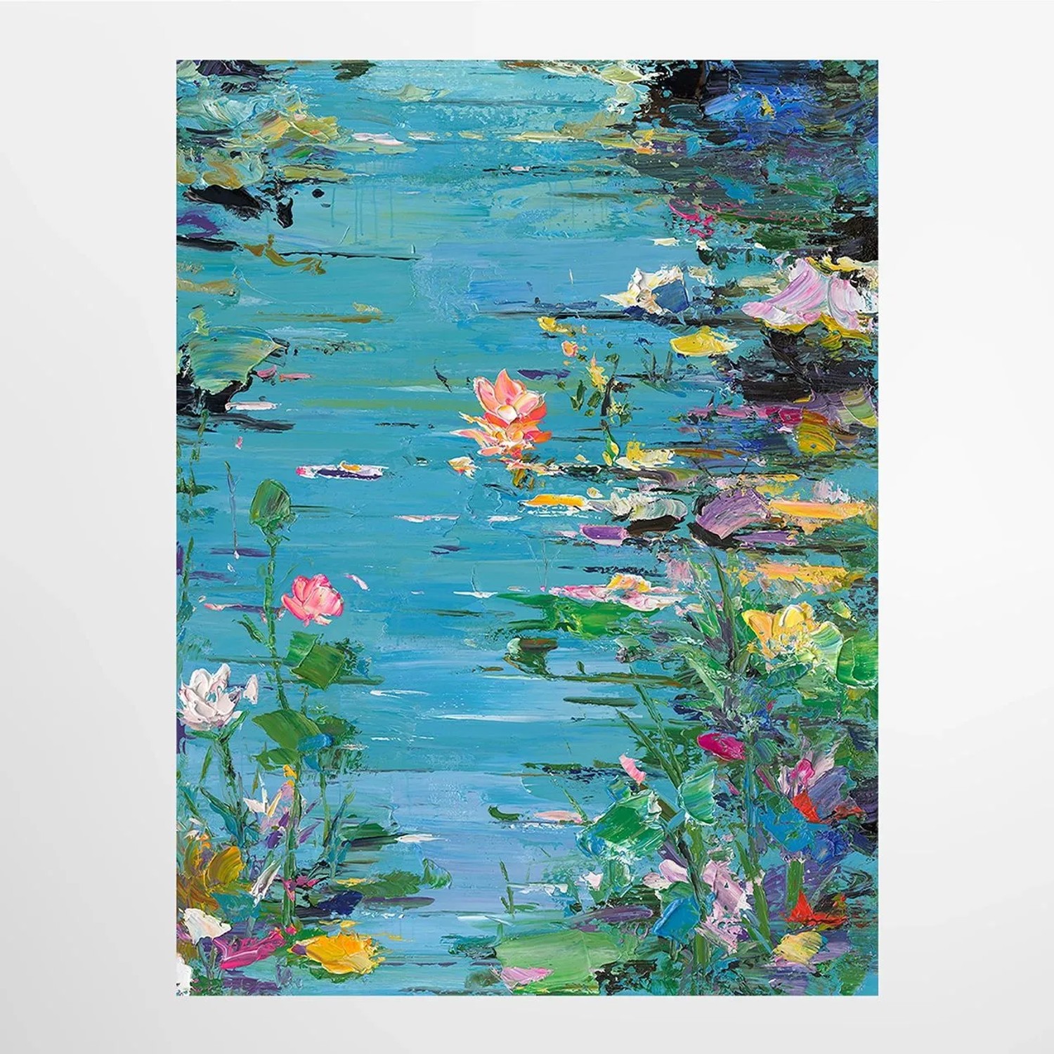 ArtUniverse Leinwandbild Floral Waters 90 x 120 cm