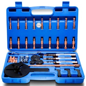 CCLIFE 36 in 1 3-Klauen Lagerabzieher Set Sackloch Lager Innenlager Abzieher Zwei Demontagemethoden mit Hakenbacken und Kugelkop