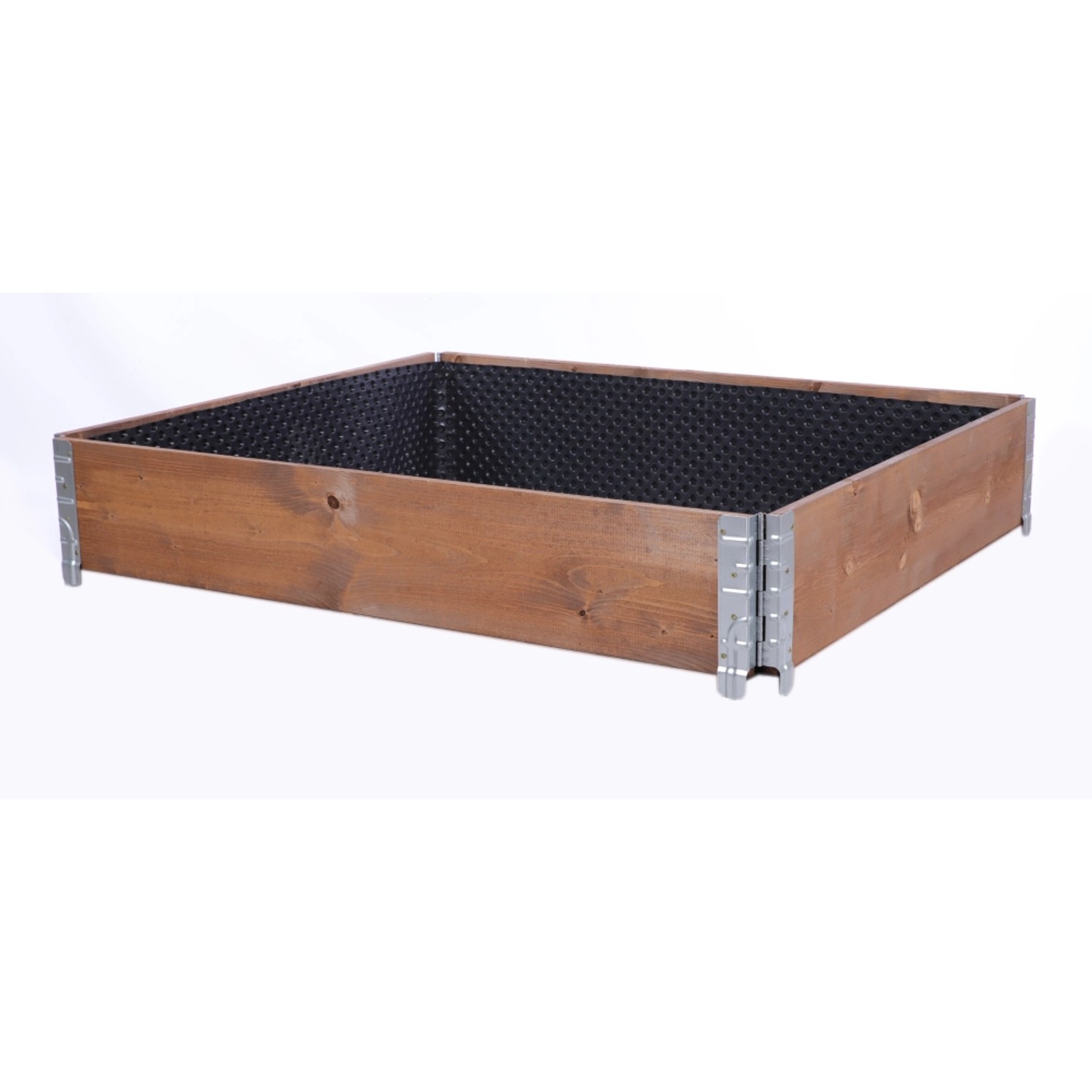PROREGAL Hochbeetkisten GuardBox 20x120x100cm inkl. Luftfolie Braun günstig online kaufen