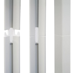 Ar Shelving Erweiterungmodul Rivet Style S 48 x 40 x 40 cm Grauweiß FSC®