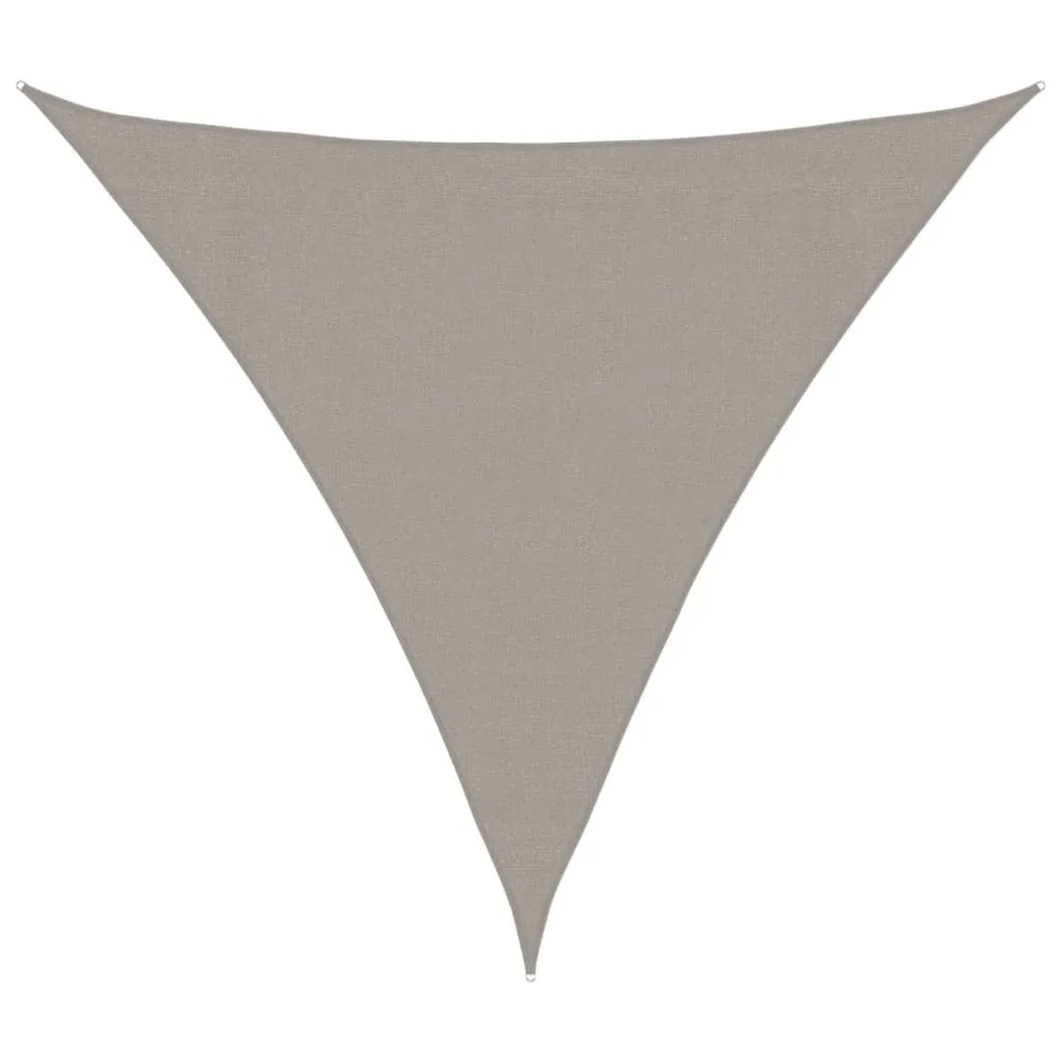 Furnicato Sonnensegel 160 G M² Dreieckig Hellgrau 3x3x3 M Hdpe