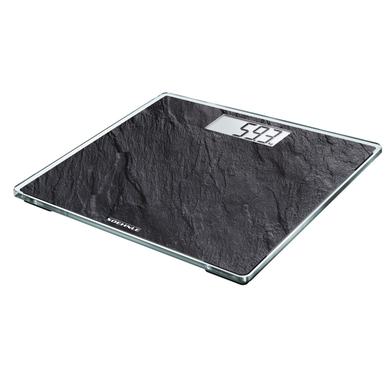 Leifheit Personenwaage Digital Style Sense Compact 300 Slate 29 x 29 cm Schiefer