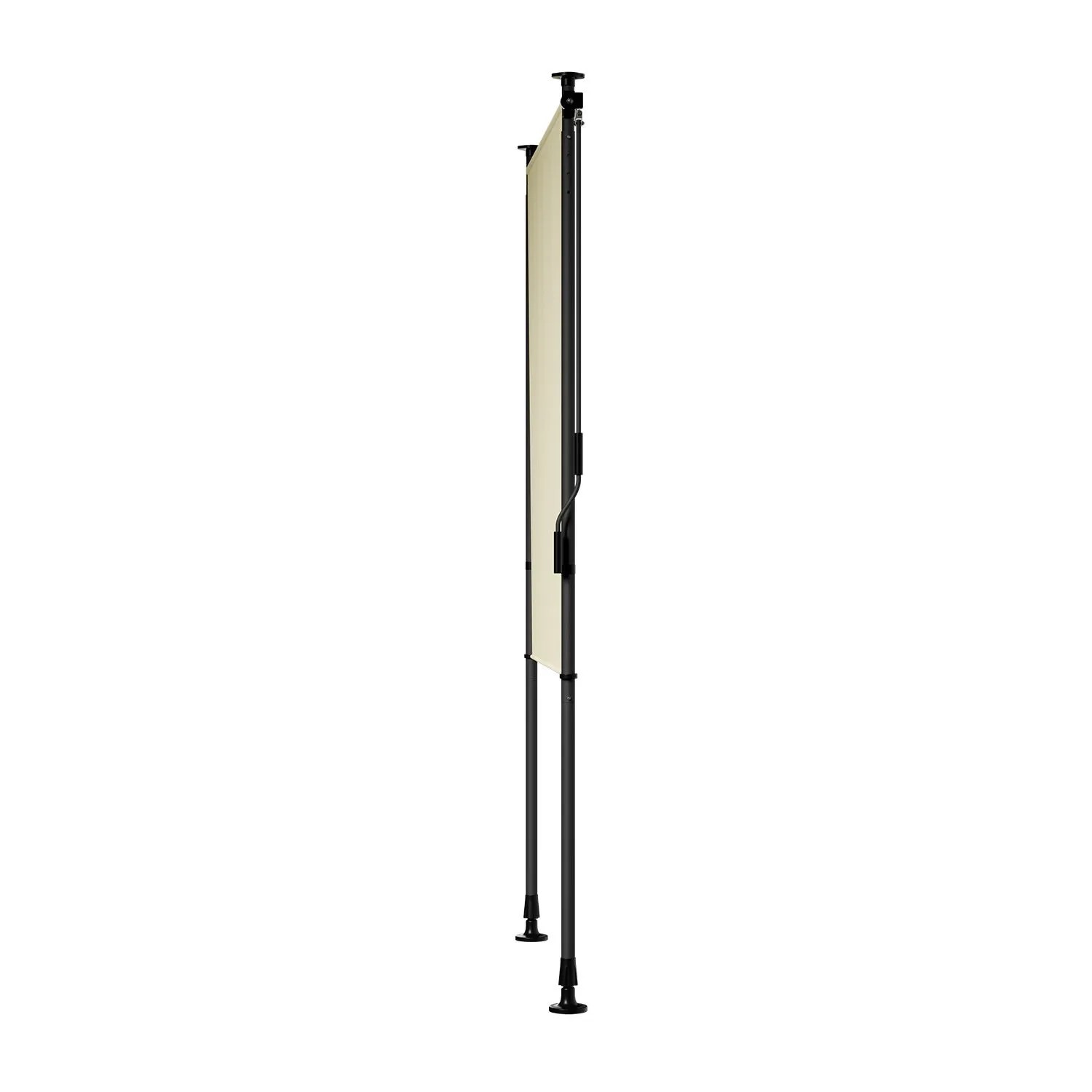 Juskys Senkrechtmarkise Barbados, 100x310 cm, Beige, für Balkon & Terrasse.
