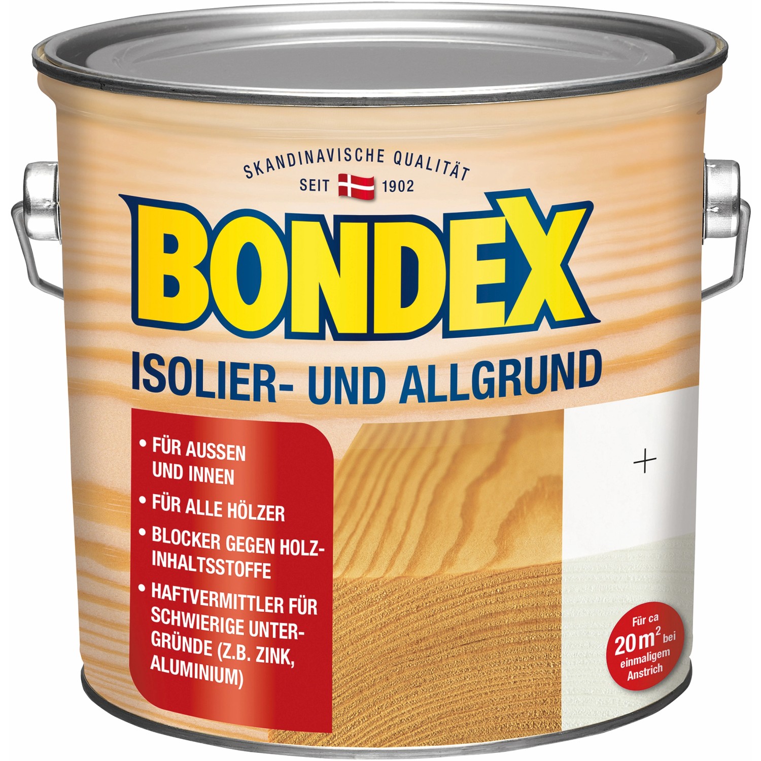 Bondex Isolier- und Allgrund seidenglänzend 2,5 l