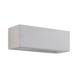 Moderne, weiße Lindby Wandleuchte Tjada aus Gips/Ton für Innenräume.