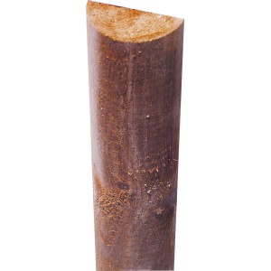 Brauner T & J Querriegel, 7x250 cm, gefräst, für Zaunbau & Sichtschutz.