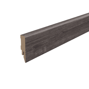 Egger Sockelleiste L590 Kubisch für Fußboden Sherman 6 cm Eiche Anthrazit