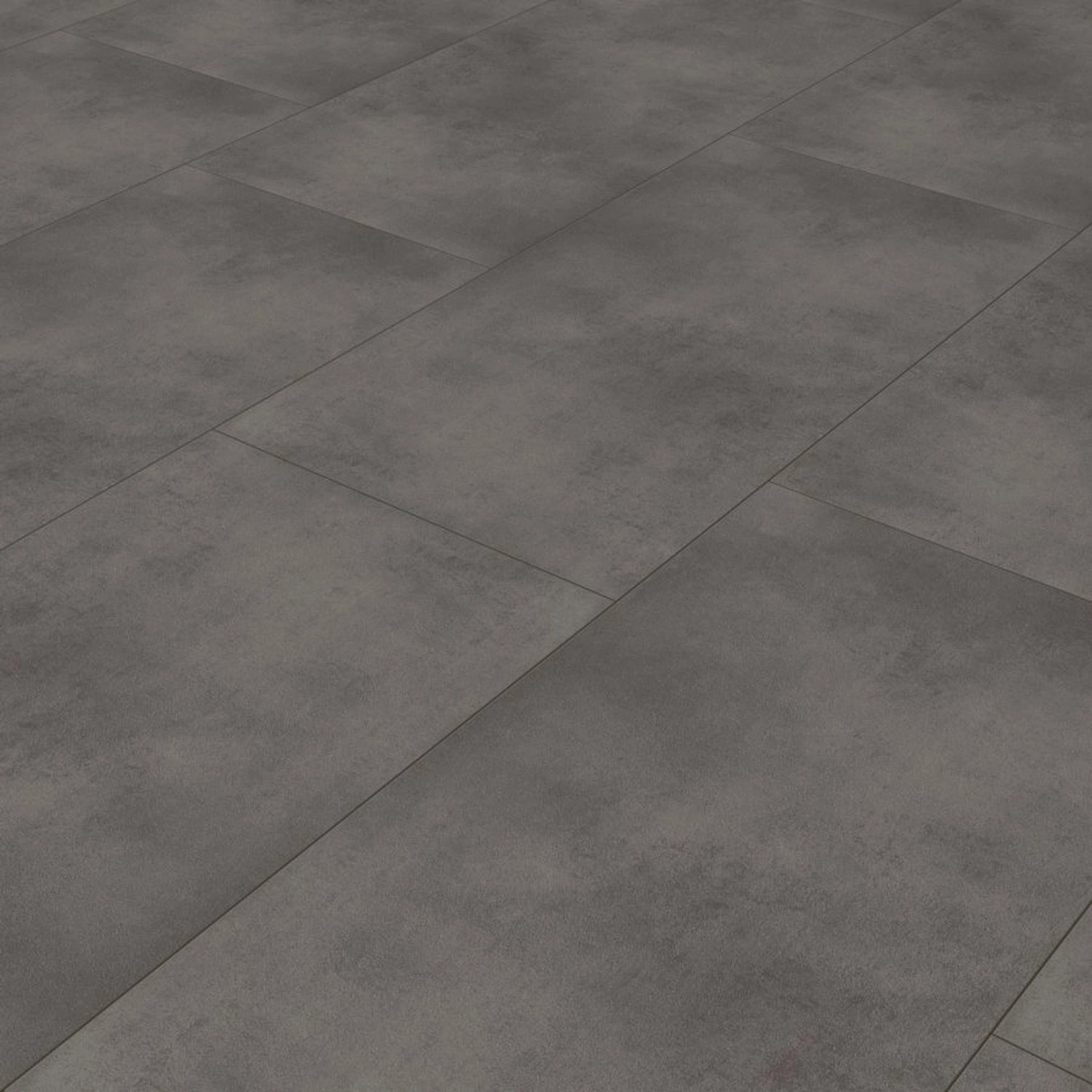 Anaturo Klebe-Vinylboden Mio 55 Stone Modena in dunkler Steinoptik, Fliesenformat.