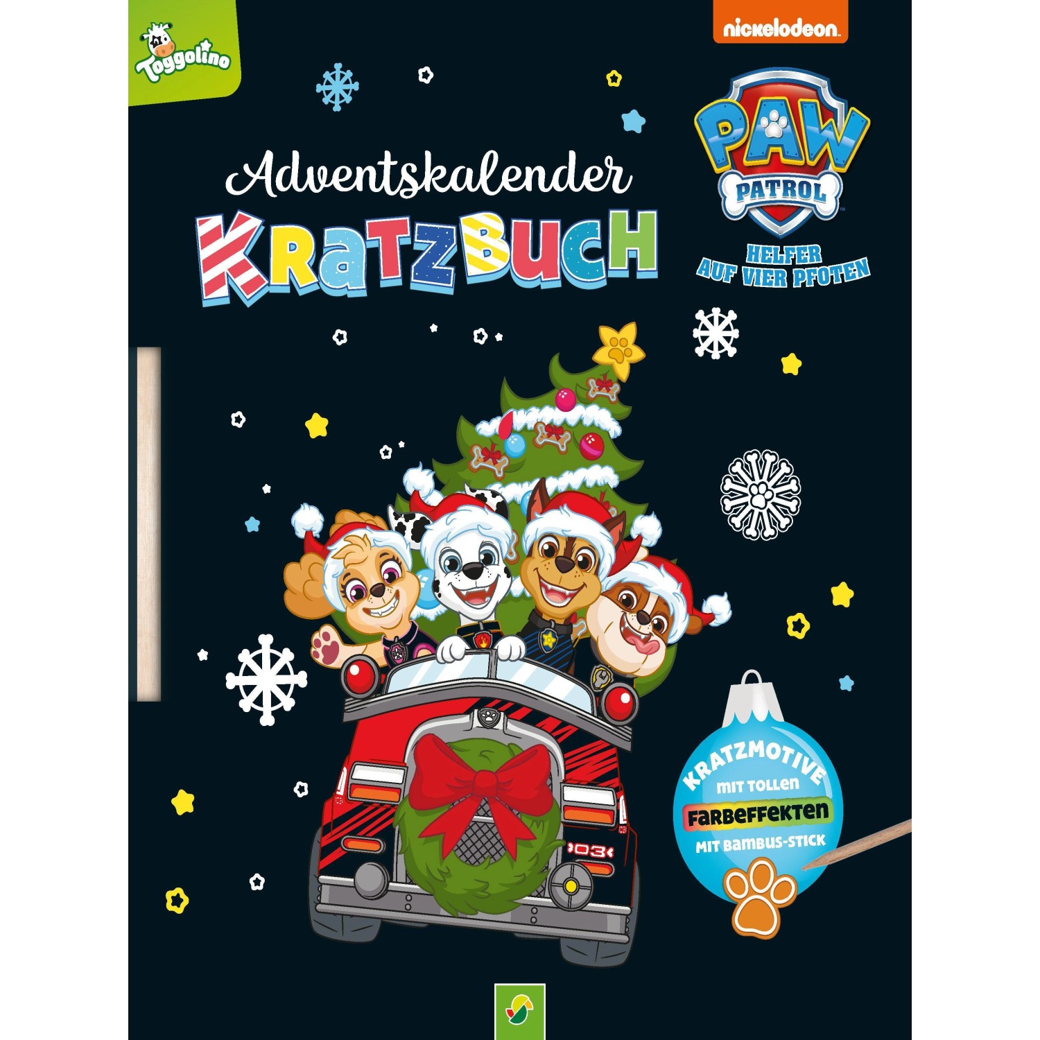 PAW Patrol Adventskalender Kratzbuch