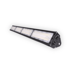 Linearer LED Hallenstrahler, 200W, neutralweiß, zur Decken- oder Wandmontage.