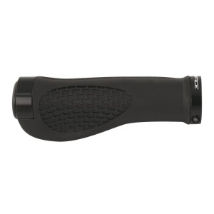 Schwarzer Force Ergo Fahrradgriff mit Arretierung für Lenkerzubehör.