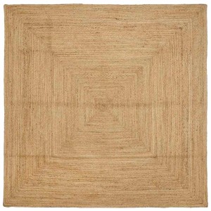 vidaXL Bereichsteppich Beige 200 x 200 cm Jute 42010398