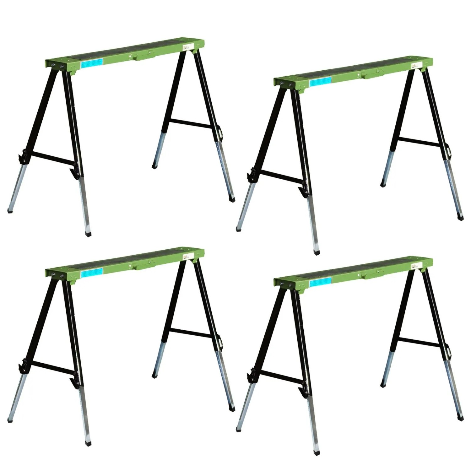 TRUTZHOLM 4x Arbeitsböcke Klappbar Höhenverstellbar bis 91 cm Unterstellböcke