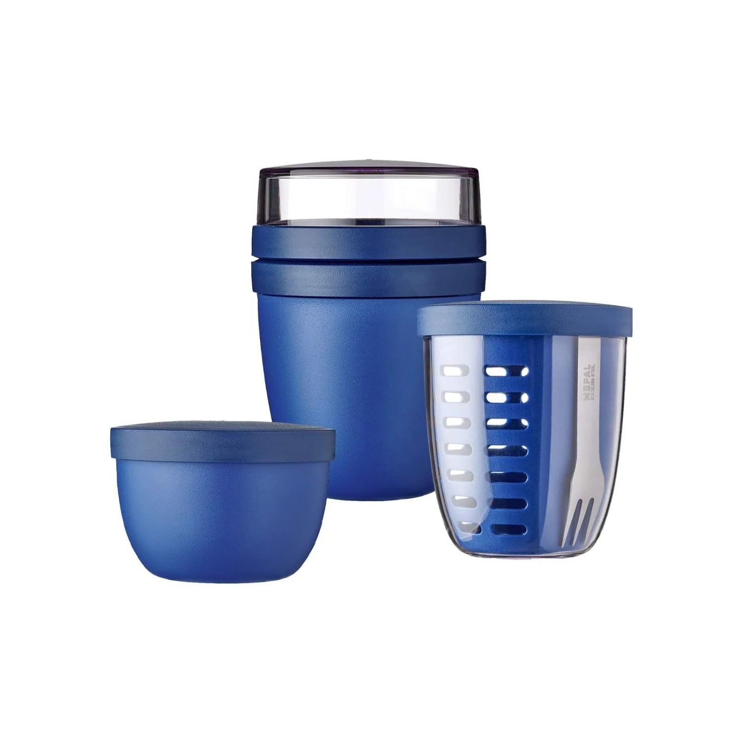 Mepal Ellipse Pot-Set 3-teilig Vivid Blue