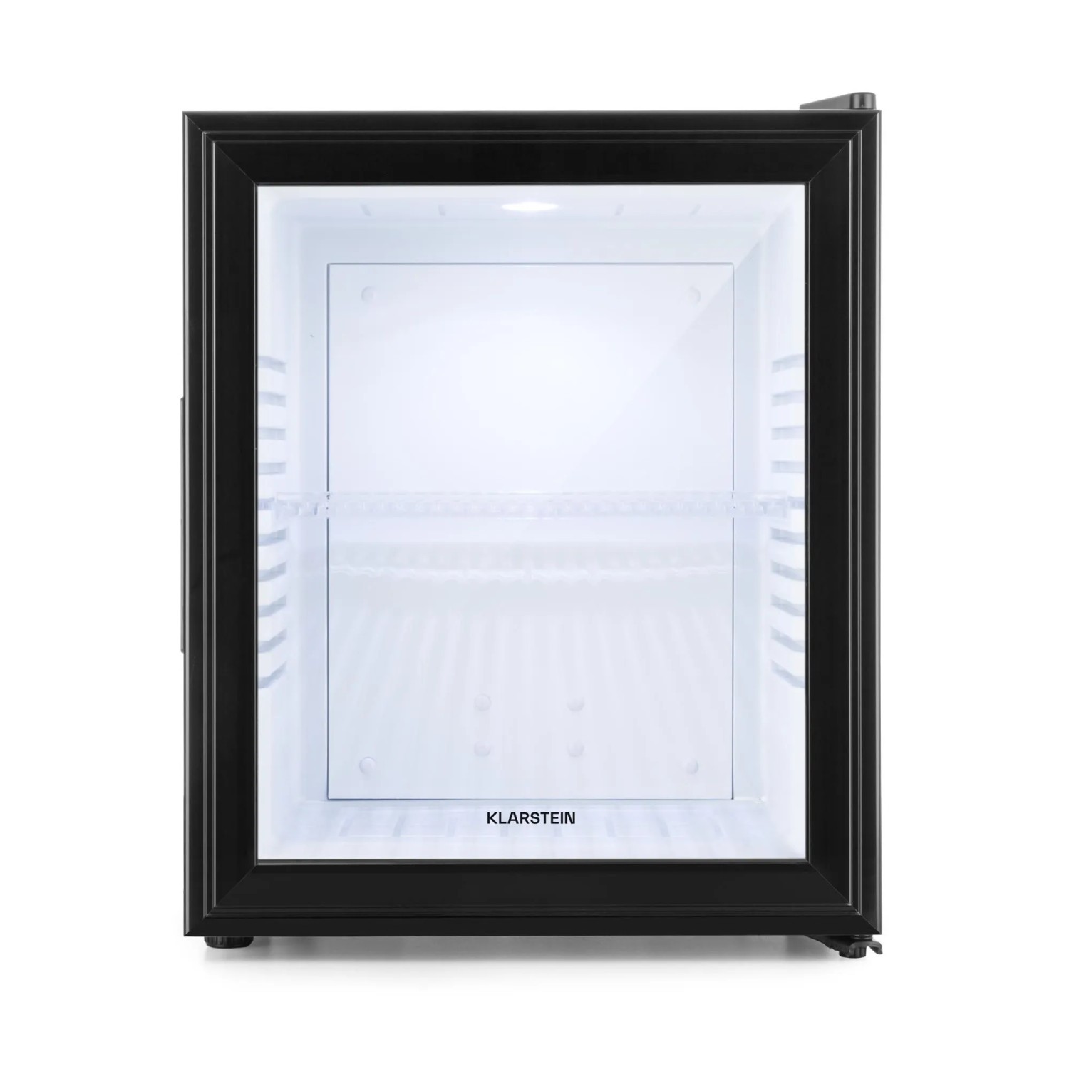 Klarstein Getränkekühlschrank MKS-13 30 Liter Klasse F Glastür Schwarz