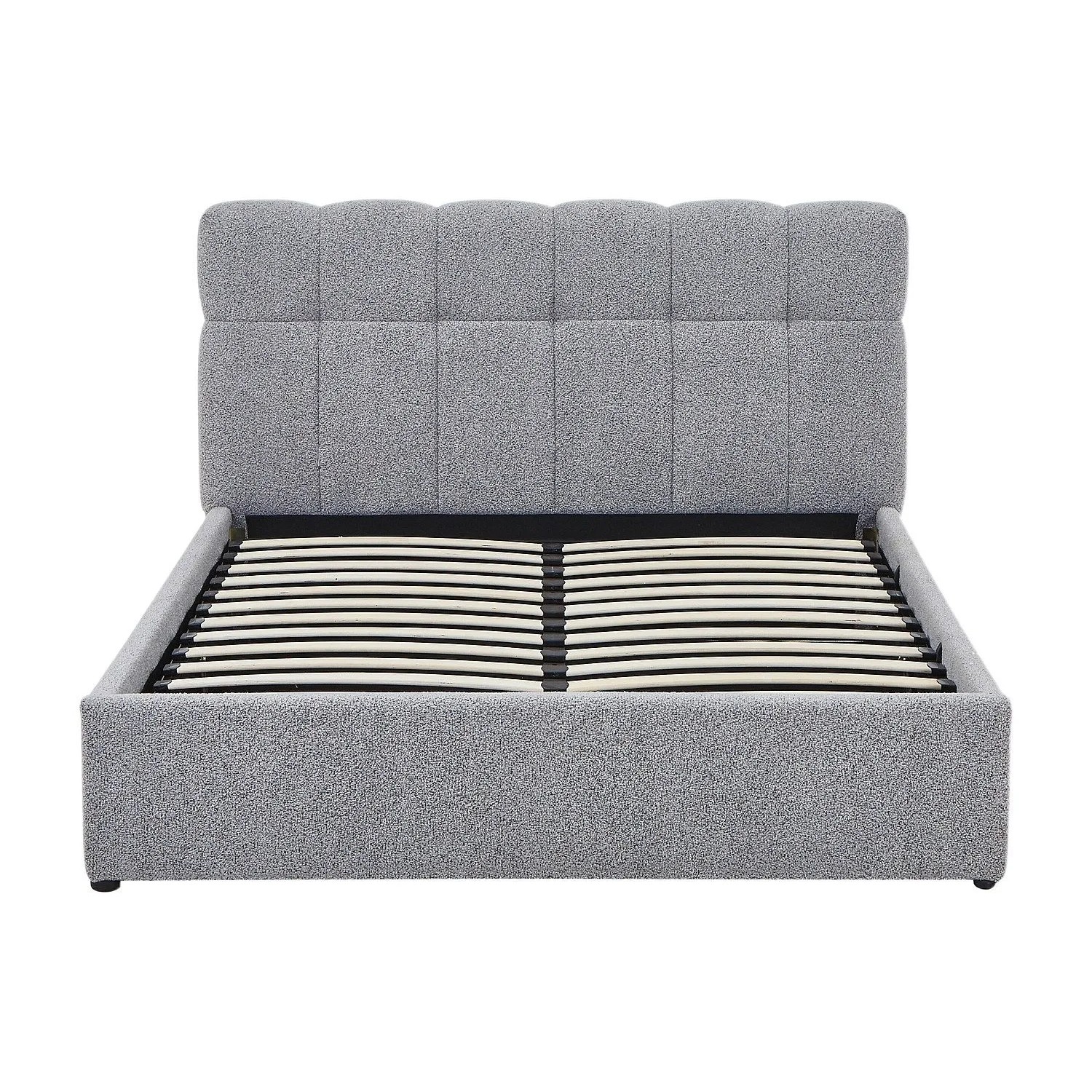Vente-unique Bett Mit Bettkasten Maziri Grau 173 cm