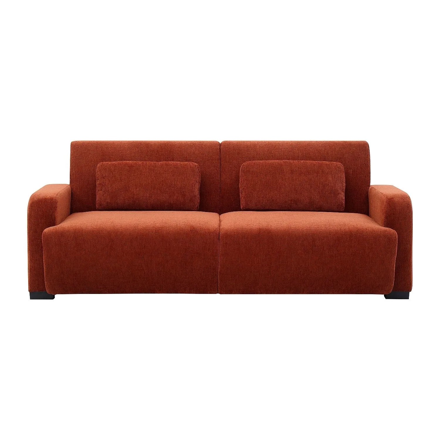 Vente-unique Schlafsofa Lomario Terracotta 213 cm