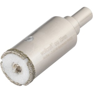 Wolfcraft Diamant-Lochsäge Ceramic, Ø 25mm, für präzise Bohrungen in Fliesen und Kacheln.