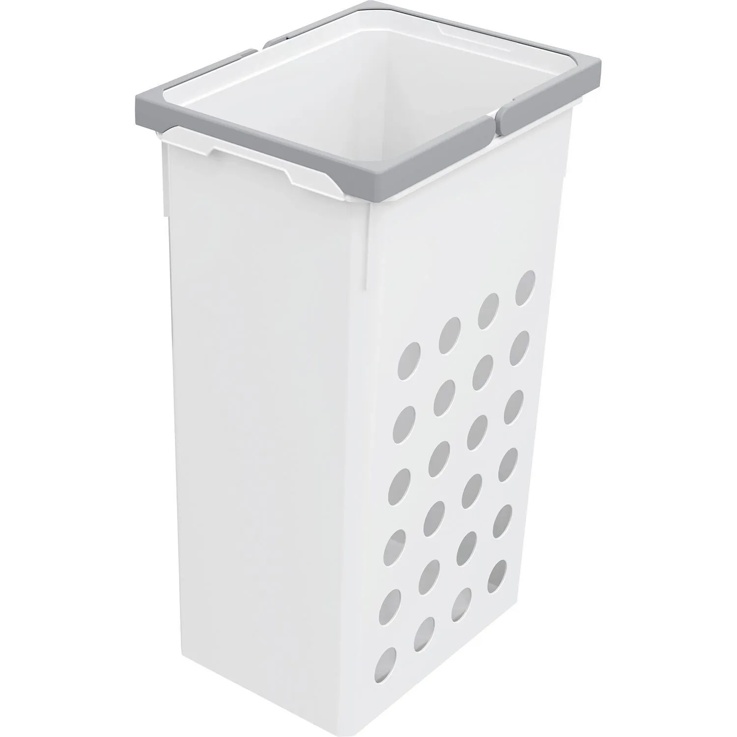Vauth-Sagel Wäschesammler Wash 35, Wäschekorb 250x550x340 mm Kunststoff Weiß