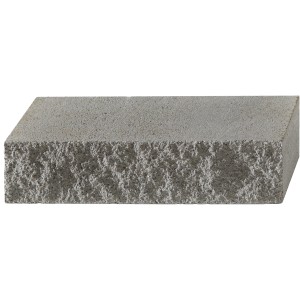 Mauerstein Montania silbergrau, 40x15x10 cm, Betonstein für Mauern, Beeteinfassungen und Hochbeete.