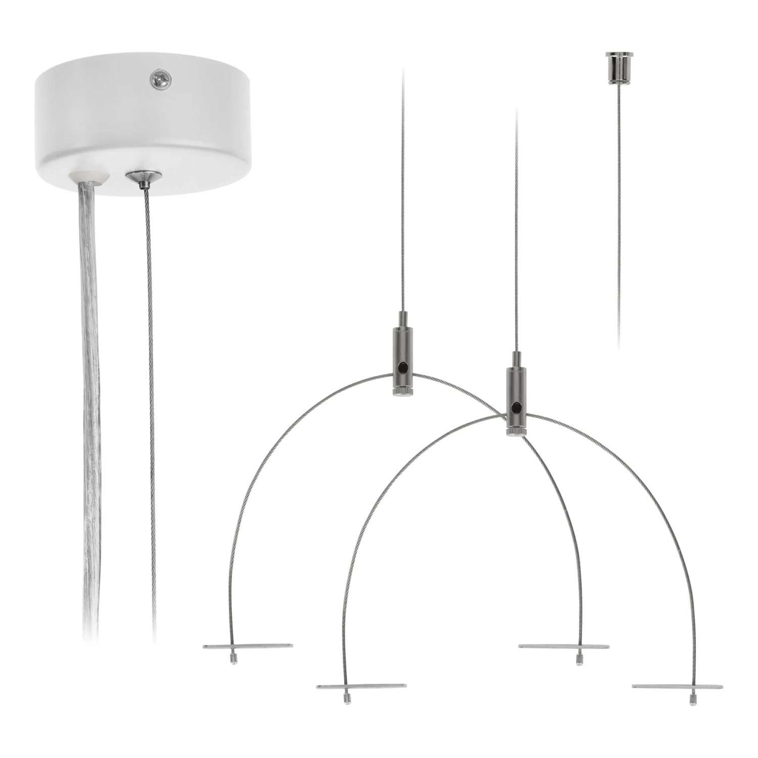 Eglo Seilabhängung-Set Suspension Weiß