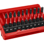 Einhell Impact Bit-Set, 10-teilig im Taschenformat mit PH, PZ, T und H Profilen in roter Kassette.