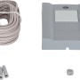 Zubehör für EcoStar Liftronic 700 Garagentorantrieb: Schalter, Kabel, Schrauben und Dübel.