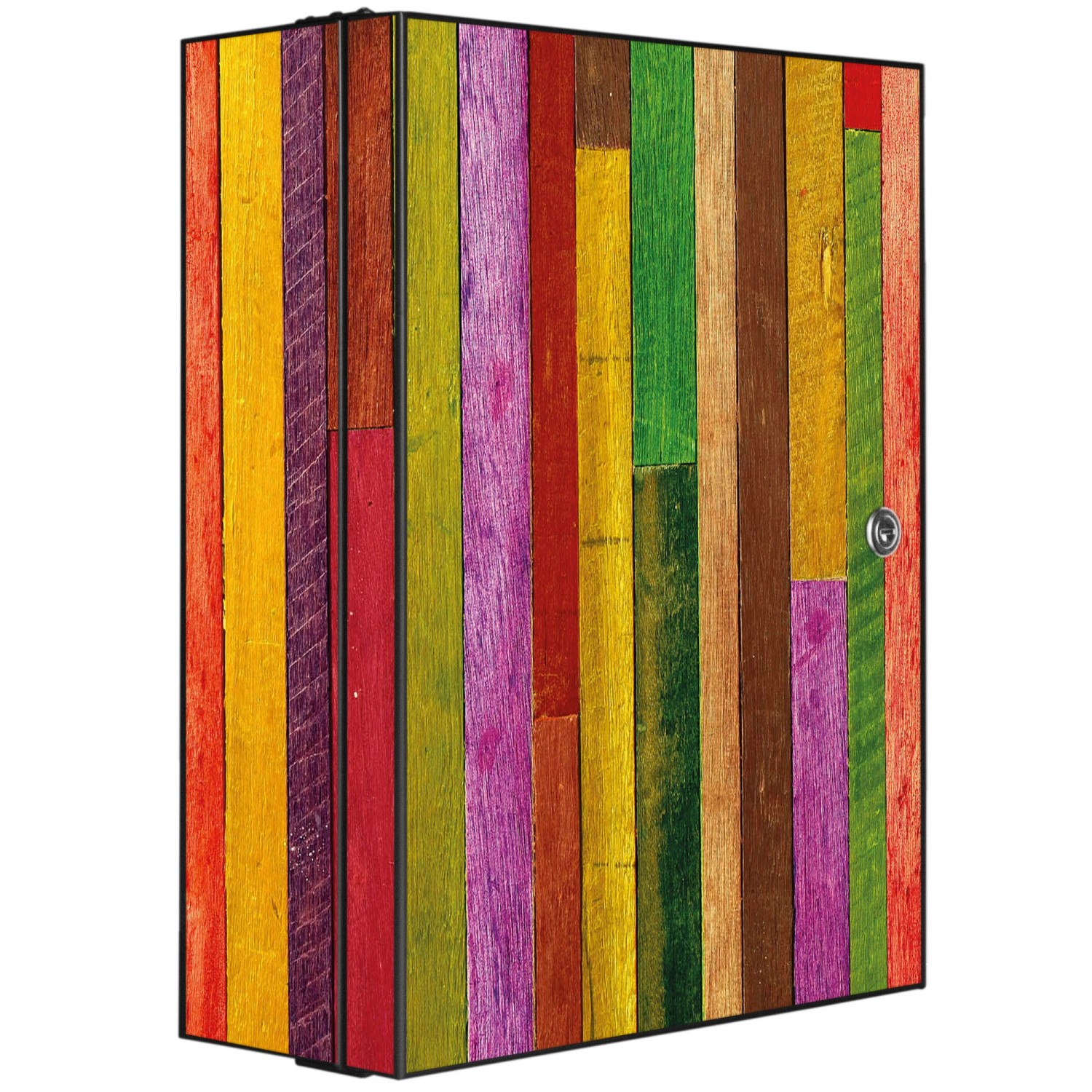 Banjado XXL Medizinschrank Abschliessbar 35x46x15cm Arzneischrank Anthrazit günstig online kaufen