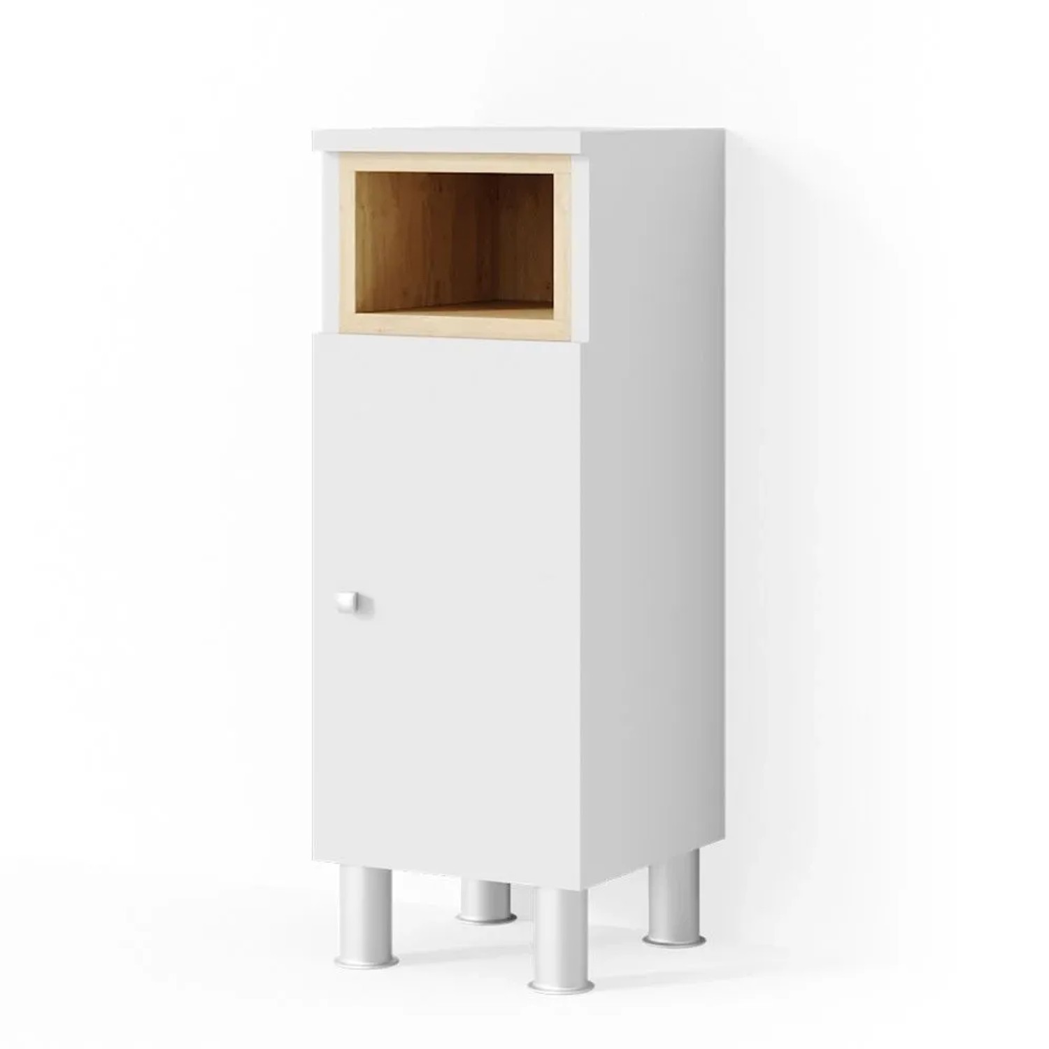 Vicco Midischrank Aquis Weiß 30 x 82