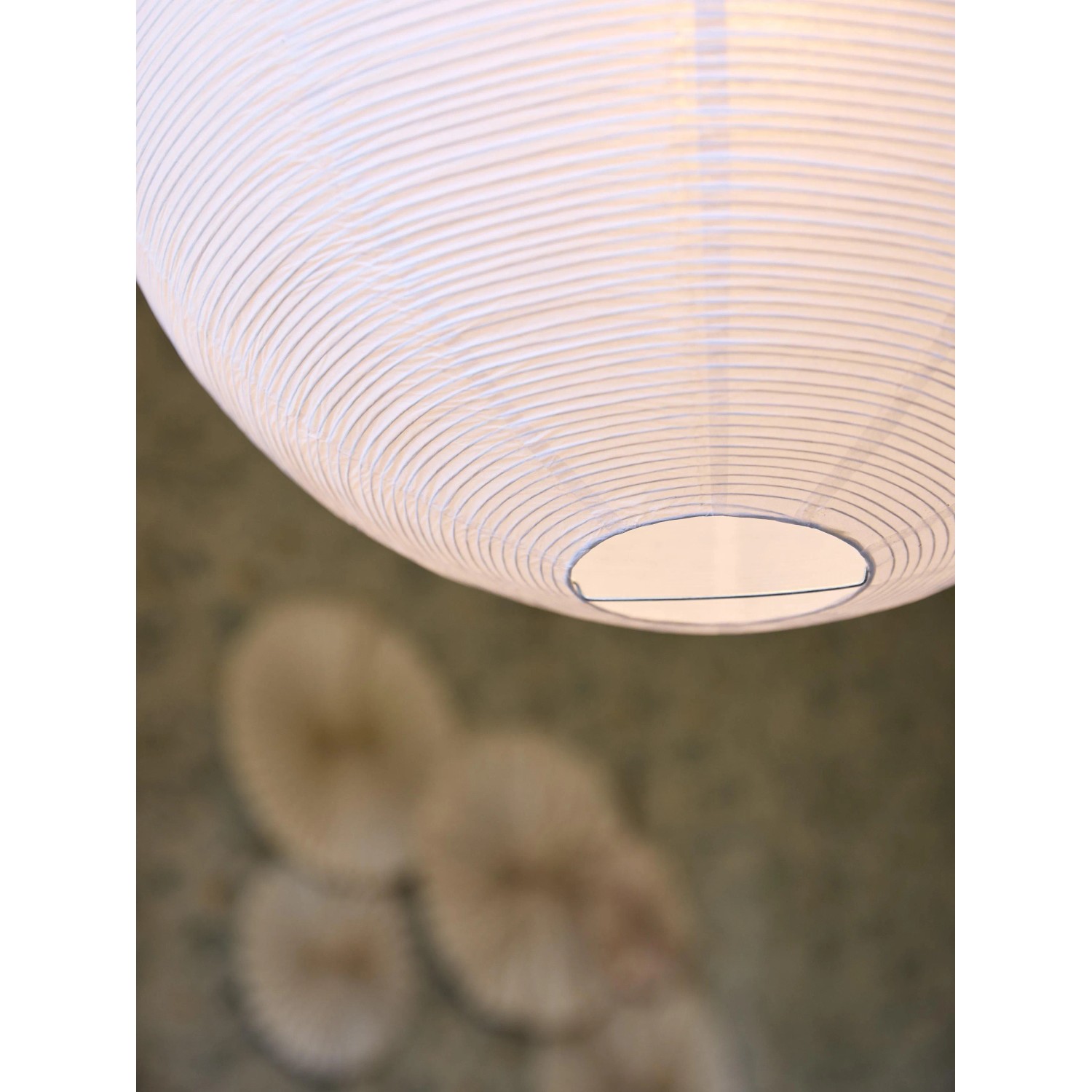 PR Home Haru Pendelleuchte aus Reispapier mit feinem Drahtmuster, Lampen & Leuchten.