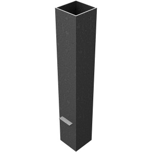 Schake Bodenhülse, feuerverzinkt, 500 mm, für Absperrpfosten 70x70 mm.