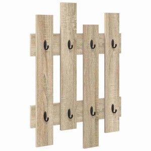 vidaXL Wandmontierter nachttisch Sonoma-Eiche 60 x 3 x 82 cm 874477