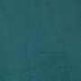 Dunkelgrüner Samtvorhang, Nahaufnahme der weichen, luxuriösen Textur des Stoffes.