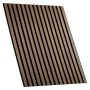 Homestyle4u Akustikpaneel Holz 60x60 cm Braun Wallnuss Wandpaneele Paneele_4