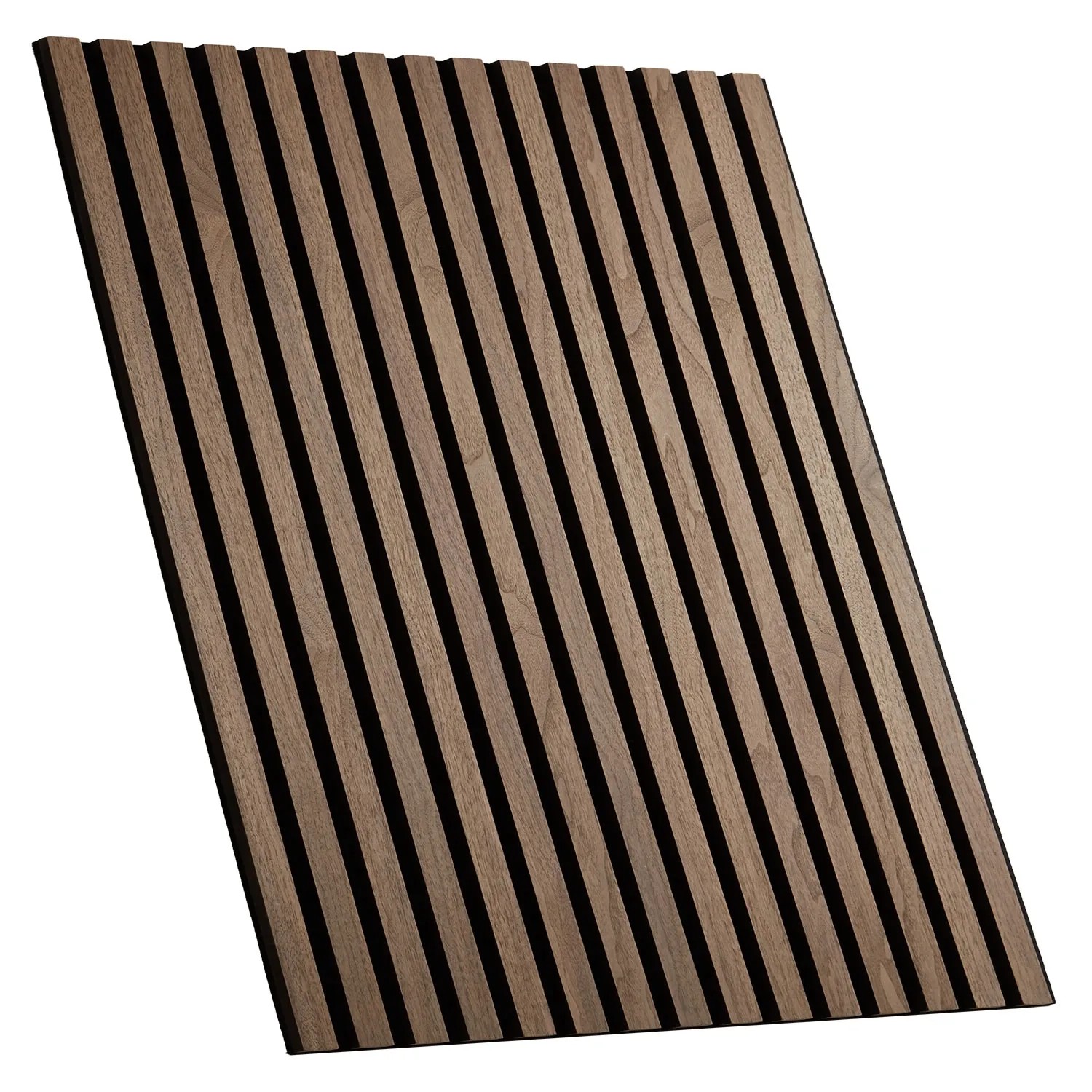 Homestyle4u Akustikpaneel Holz 60x60 cm Braun Wallnuss Wandpaneele Paneele_4