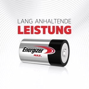 Energizer Max D Mono Batterie, 1.5V Alkaline, für zuverlässige Leistung.