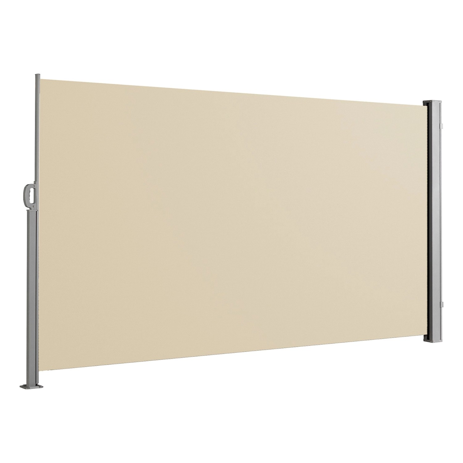 Svita Seitenmarkise Ausziehbar Sichtschutz 500x160cm Beige günstig online kaufen
