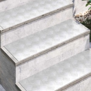 vidaXL Rautenscheiben 2 Stk Silber 75 x 25 cm Aluminium 4104275
