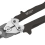 LUX Blechschere 250 mm mit ergonomischen 2-Komponenten Griffen für sicheren Halt.