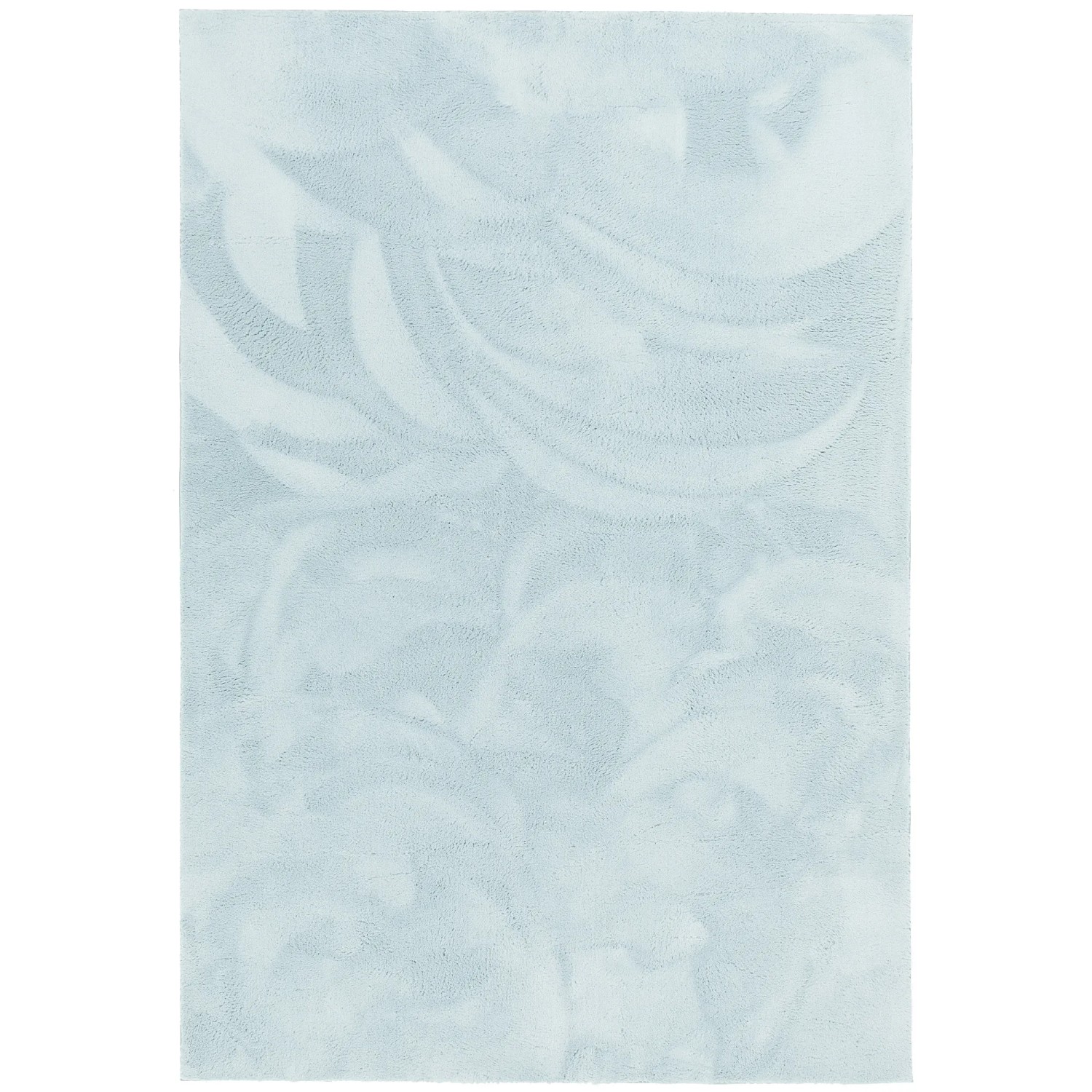 Pergamon Luxus Fellteppich Pearl Blau, 80x150cm, superweich und flauschig.
