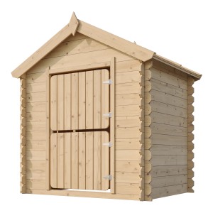 Timbela Kinderspielhaus Holz M516-1 1,1 m² ohne Boden im klassischen Stil