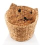 Kobolo Aufbewahrungskorb Korb CAT Wasserhyazinthe Motiv Katze_7