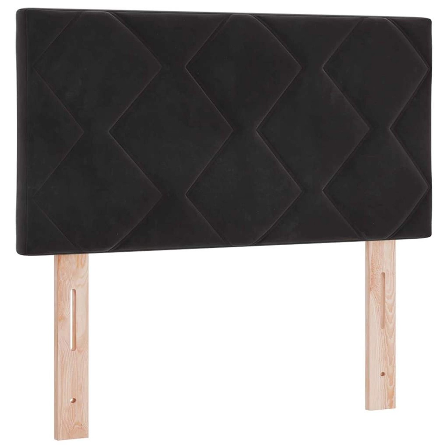 vidaXL LED Kopfteil mit LED-Streifenleuchten Schwarz 80 cm Samt 3338183 günstig online kaufen